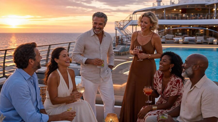 Cómo hacer amigos durante un crucero: actividades, etiqueta social y conversaciones para romper el hielo